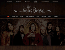 Tablet Screenshot of galleybeggar.com